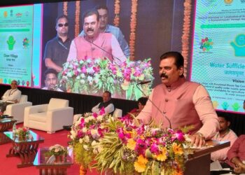 कार्यशाळेआधी केंद्रीय पंचायत राज राज्यमंत्री कपिल पाटील यांनी पत्रकारांशी संवाद साधला