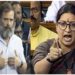 राहुल गांधी ‘प्लाइंग किस’ प्रकरणी महिला आयोगाच्या अध्यक्षांचा थेट सरकारला सवाल