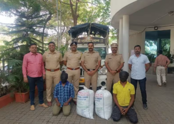 भाजीपाल्याचा कचरा असल्याचे सांगत हिंजवडीत गांजा विक्रीसाठी आलेल्या दोघांना पोलिसांन कढून अटक