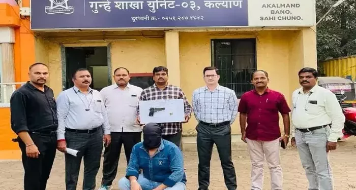 गुन्हा करण्यासाठी आलेल्या तरूणाला अटक, कल्याण गुन्हे शाखेची कामगिरी