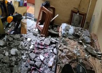छताचे प्लास्टर कोसळल्यामुळे मायलेक जखमी; जीवितहानी नाही