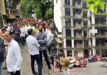 डोंबिवली येथील राधाई बेकायदा इमारतीच्या विकासकावर गुन्हा दाखल,  भाजप कार्यकर्त्यांना आणखी त्रास