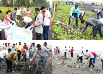 रत्नागिरीच्या भाट्ये समुद्रकिनारी ‘स्वच्छता ही सेवा 2024’ अंतर्गत स्वच्छता मोहीम