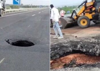 मुंबई-दिल्ली महामार्ग उंदरामुळे खचला, अजब दावा करणाऱ्या कर्मचाऱ्याची झाली हकालपट्टी