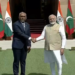 मालदीवचे राष्ट्रपती मोहम्मद मुइज्जू यांनी घेतली पंतप्रधान नरेंद्र मोदींची  भेट
