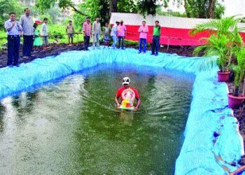 पर्यावरणाच्या संरक्षणासाठी उभारलेले कृत्रिम तलाव नागरिकांच्या आरोग्यासाठी धोकादायक