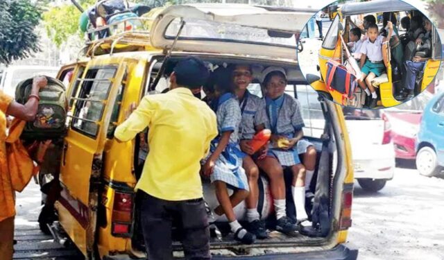 धोकादायक वाहतूक करणाऱ्या २०५ बस, व्हॅन चालकांकडून साडेसात लाखांचा दंड वसूल