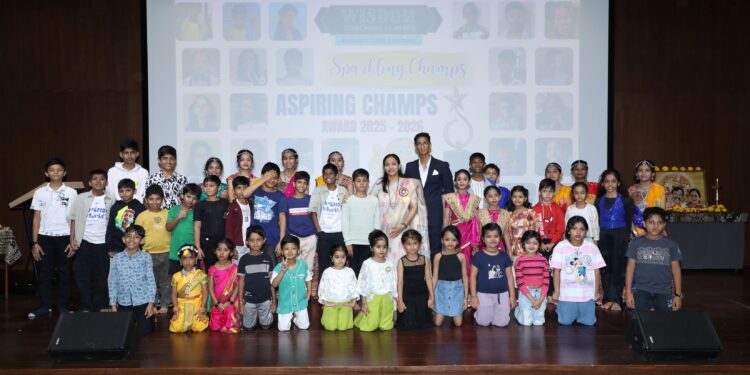 Sparkling Champs: A Celebration of Talent and Values at WISDOM Coaching Classes