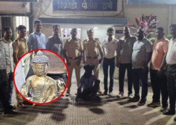 विक्रोळी बुद्ध विहारातून गौतम बुद्धांची मूर्ती चोरणाऱ्यांना गजाआड