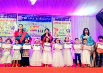 विरार मधील ‘वेद मास्टर्स प्रीस्कूल’ व ‘श्लोक अकॅडमी’चा वार्षिक स्नेहसंमेलन सोहळा उत्साहात संपन्न