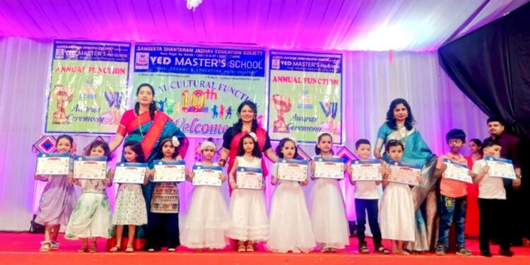 विरार मधील ‘वेद मास्टर्स प्रीस्कूल’ व ‘श्लोक अकॅडमी’चा वार्षिक स्नेहसंमेलन सोहळा उत्साहात संपन्न