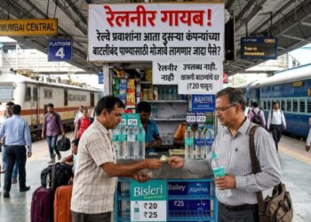 रेलनीर गायब! रेल्वे प्रवाशांना आता दुसऱ्या कंपन्यांच्या बाटलीबंद पाण्यासाठी मोजावे लागणार जादा पैसे?