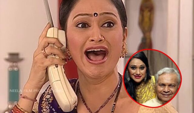 सर्वांना हसवणाऱ्या ‘दयाबेन’वर दुःखाचा डोंगर! वडिलांच्या निधनाने अभिनेत्रीला शोक अनावर