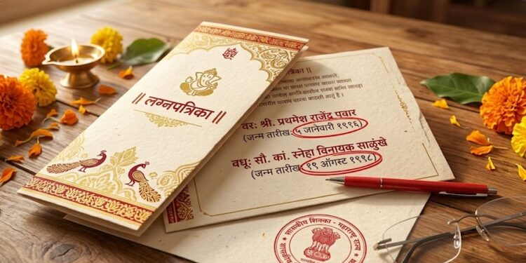 राज्यात आता लग्नपत्रिकेवर वधू-वराची जन्मतारीख अनिवार्य!