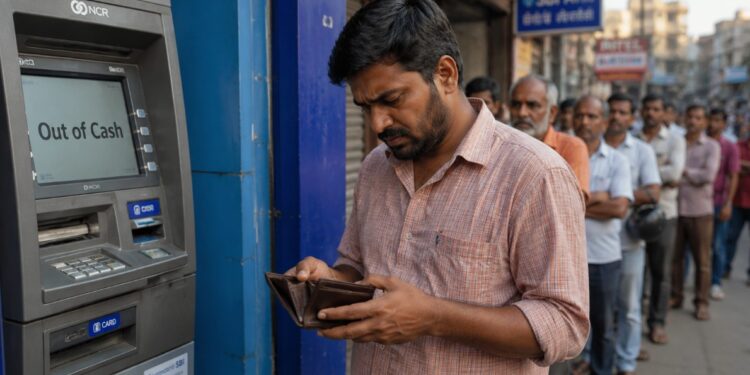 देशातील ATM सेवांवर रोख टंचाईचे सावट; ग्राहकांसमोर अडचणी वाढण्याची शक्यता!