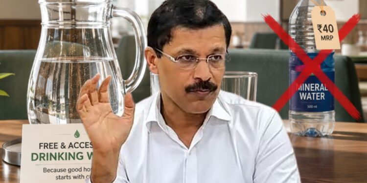हॉटेल्समध्ये मिनरल वॉटरची सक्ती बंद! मोफत पिण्याचे पाणी देणे बंधनकारक – तुकाराम मुंढेंचे आदेश