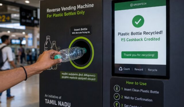तामिळनाडूत प्लास्टिक रिसायकलिंगला चालना; रिकामी प्लास्टिक बाटली दिल्यास मिळणार ५ रुपयांचा कॅशबॅक!