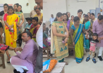 जिल्हा प्रशासनाच्या ‘विकलांगता मुक्त’ मोहिमेला मोठे यश; शस्त्रक्रियेनंतर १८ बालकांनी टाकले पहिले पाऊल